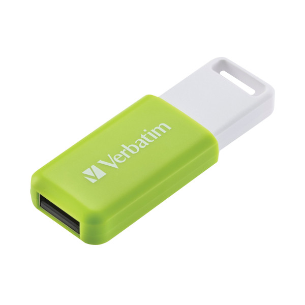 >USB stick (32GB, USB 2.0) | green | Verbatim Databar IE000502 - 1