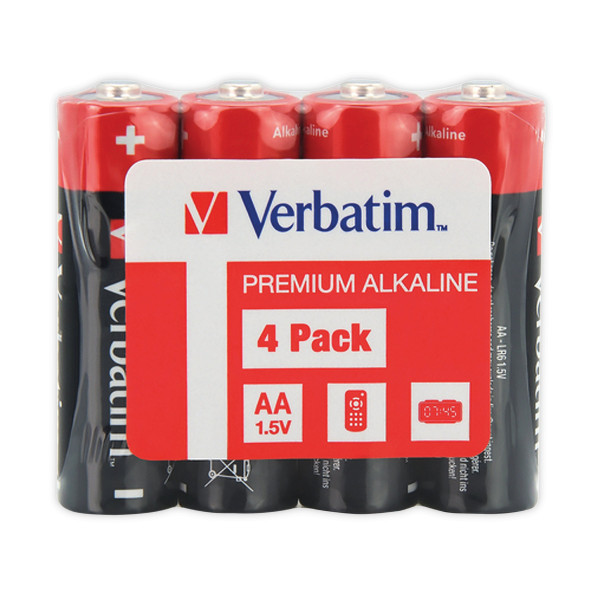 | Verbatim AA Alkaline Batteries 49501 (4-pack) IE000475 - 2