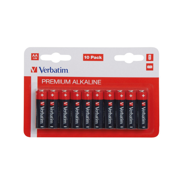 | Verbatim Premium Alkaline AA batteries (10-pack) IE000508 - 2