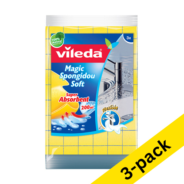 Cleaning cloth | Vileda Spongidou | 3-pack x3 SVI01026 - 1