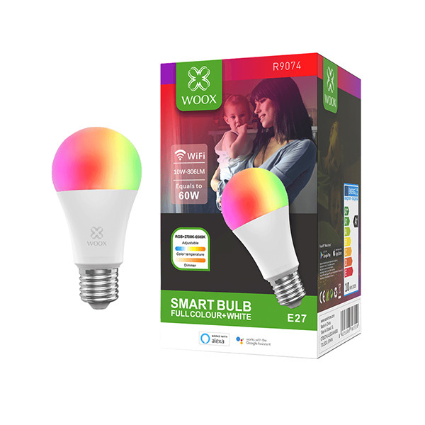 WOOX E27 smart LED bulb (RGBWW) R9074 LWO00037 - 1