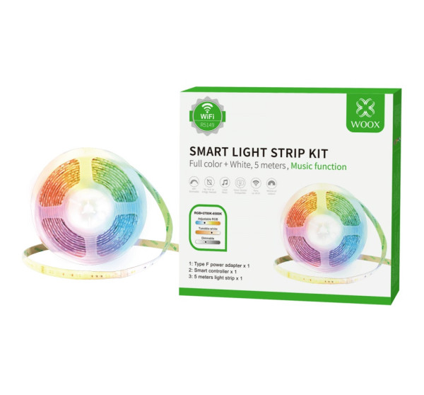 WOOX smart LED strip kit, 5 metres (RGBWW) LWO00073 LWO00073 - 1