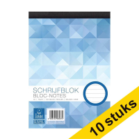 WORK A6 lined writing pad, 70 gsm (100 sheets) (10-pack) 302906