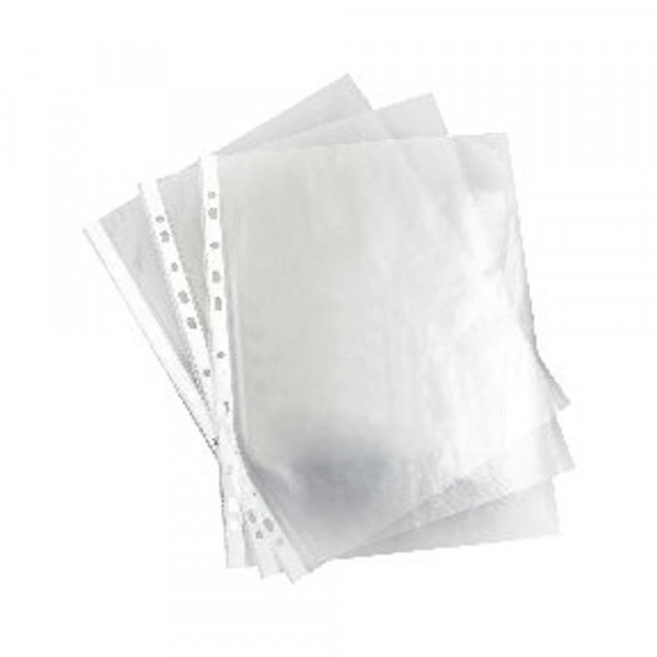 WX24001 transparent A4 micron-punched plastic pocket 35 holes (100-pack) WX24001 405377 - 1