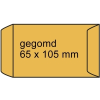 Wage packet brown gummed, 65mm x 105mm (1000-pack) 304907 209114
