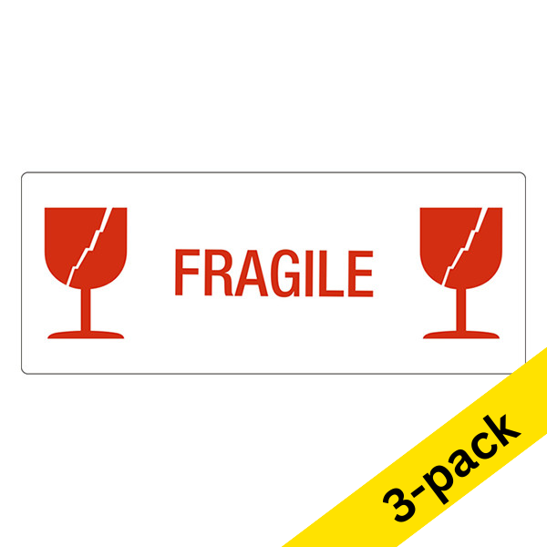 Warning labels "FRAGILE" | 123ink | 1,500 labels 302351 - 1