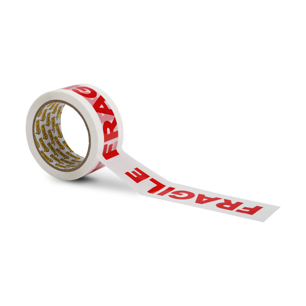 Warning tape 50mm x 66m FRAGILE | 123ink white 301780 - 3