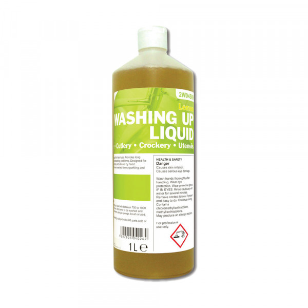 Washing up liquid 1L | 2Work Lemon 299163 - 1