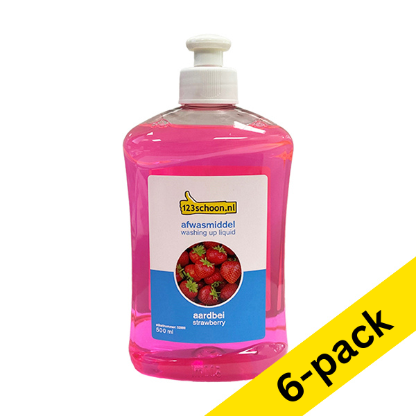 Washing up liquid 500ml | 123ink Pink Sensation 6-pack SDR06072 - 1