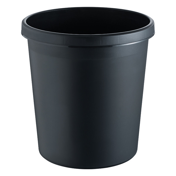 Wastepaper bin (15L) | 123ink black 301611 - 1