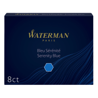 Waterman Allure serenity blue ink refill (8-pack) S0110860 234792