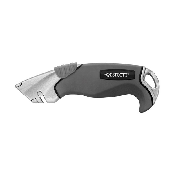 Westcott aluminum cutting knife with sliding closure, 18mm E84023 221071 - 1
