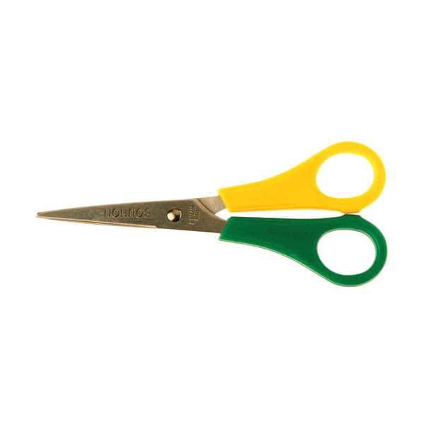 Westcott children's left-handed round point scissors, 130mm 221082 - 1