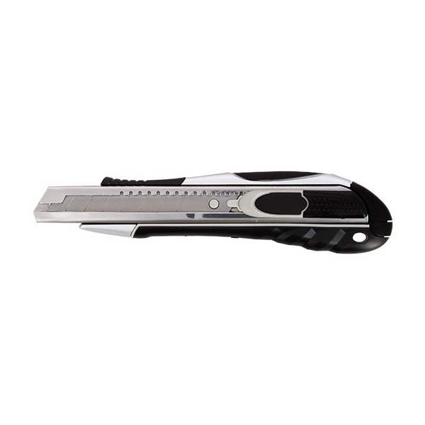 Westcott grey/black automatically retractable cutting knife, 18mm E84031 221070 - 1