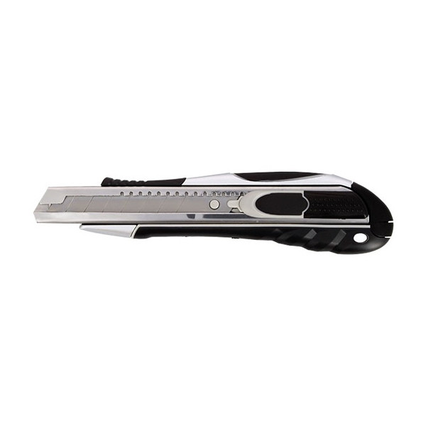 Westcott grey/black automatically retractable cutting knife, 18mm E84031 221070 - 1