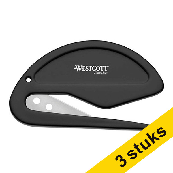 Westcott plastic handle letter opener (3-pack) 221007 - 1