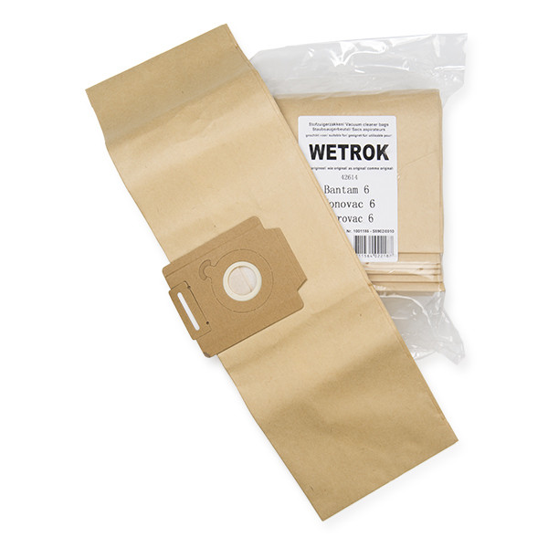Wetrok paper vacuum cleaner bags | 10 bags (123ink version)  SWE01004 - 1