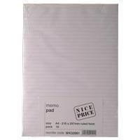 White Box WX32001 A4 memo pad, 80 sheets (10-pack)  246090 - 1