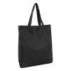 Black cotton carrier bag, 300mm x 340mm (10-pack) 402884 - 1