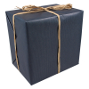 Blue gift wrapping paper, 50cm x 250m 402732 - 1
