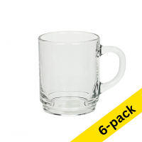 Bock Lum stackable glass mug, 25cl (6-pack)