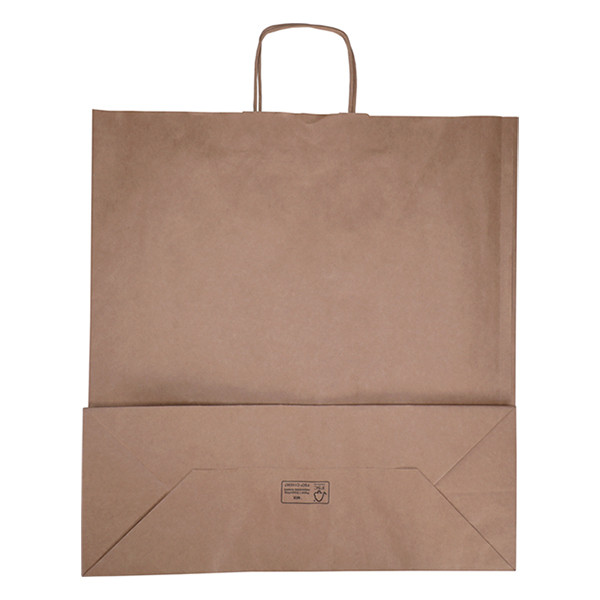 Brown paper carrier bag, 450mm x 480mm x 170mm (100-pack) 402707 - 2