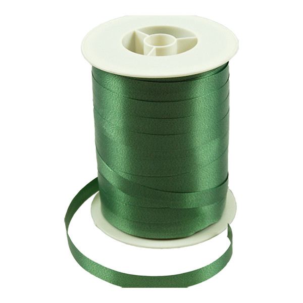 White label Curling ribbon moss green, 10mm x 250m 710363 402902 - 1