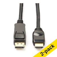 DisplayPort to HDMI cable, 5m | 2-pack