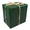 Green gift wrapping paper, 50cm x 250m 402733 - 1