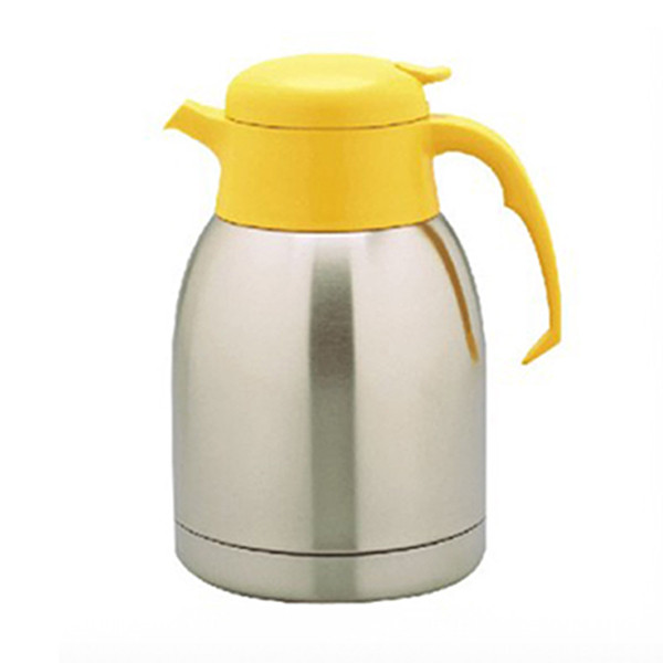 White label Grocier yellow stainless steel thermos, 1.5 litre 749493 404219 - 1