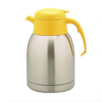 White label Grocier yellow stainless steel thermos, 1.5 litre 749493 404219