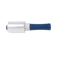 White label Hand dispenser with transparent mini stretch film, 10cm x 150m (6-pack) 005.0101 261040
