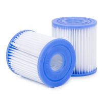 White label Intex type H swimming pool filter, 9.2cm x 10.2cm (2-pack) 01941 K170111732