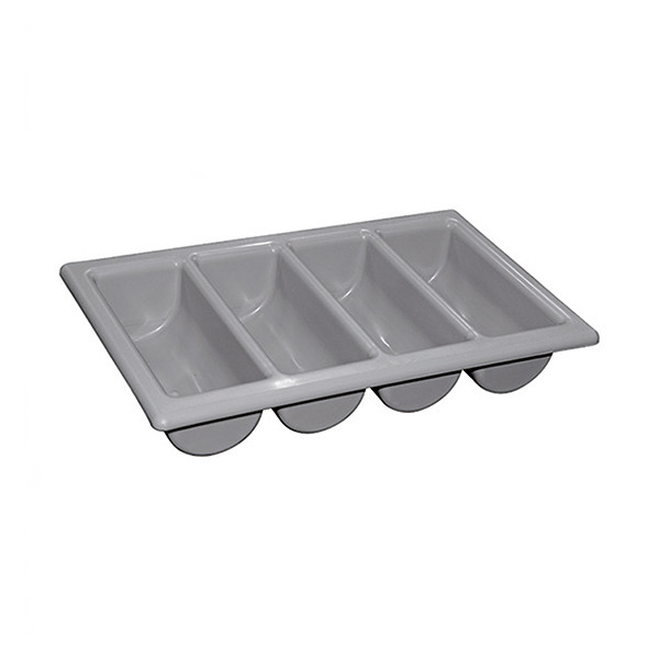 Marlex grey 4-compartment cutlery tray 404221 - 1