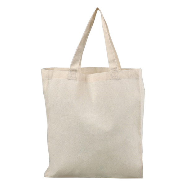 White label Natural cotton carrier bag, 300mm x 340mm (10-pack) 270774 402883 - 1