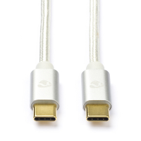 White label Nedis Apple iPhone USB-C to USB-C 2.0 white charging cable, 1 metre CCTB60800AL10 M010214192