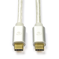 White label Nedis Apple iPhone USB-C to USB-C 3.1 white charging cable, 1 metre CCTB64750AL10 M010214034