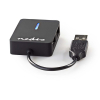 White label Nedis USB 2.0 compact hub (4 ports) UHUBU2410BK K030200022 - 3