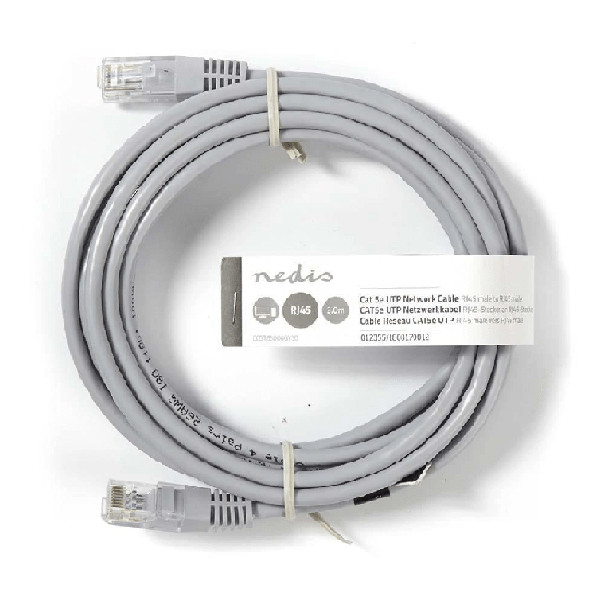 Network cable (3m) | Cat5e U/UTP | NoName grey 400261 - 2