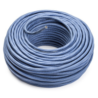 Network cable (50m) | Cat6a U/UTP | rigid core | NoName blue K050600024