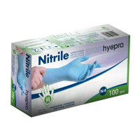 White label Nitrile blue powder free gloves, size M (100-pack) 9000895 9001165 SDR00486