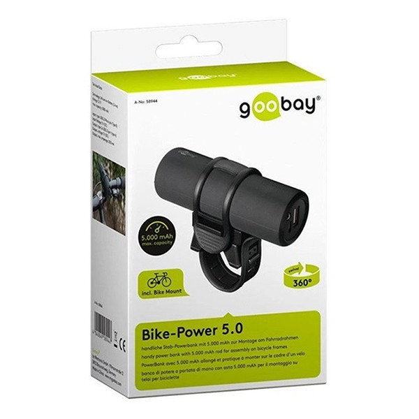 Powerbank 5,000 mAh (for bicycles) | Goobay K105005164 - 8