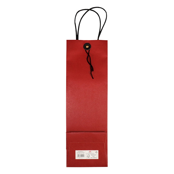 White label Red wine paper bottle bag with closure (10-pack) 269878 402888 - 2