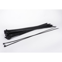 White label Tiewrap black cable tie, 200mm x 3.6mm (100-pack) 0990260 209398