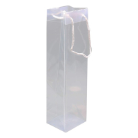 White label Transparent plastic wine bottle bag (12-pack) 271182 402885