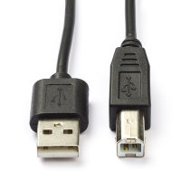 White label USB-A to USB-B cable, 1m 96185 CCGP60100BK10 K5255.1 N010204007