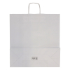White paper carrier bag, 450mm x 480mm x 170mm (100-pack) 402708 - 2