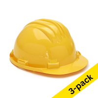 White label Yellow safety helmet (3-pack)  SBU00086