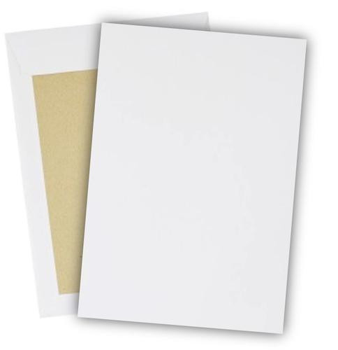 White peel and seal board back envelopes, 250mm X 353mm (100-pack) 520107 - 1