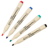Whiteboard marker 1.0 - 3.0mm round tip | assorted | 123ink Eco | 4-pack